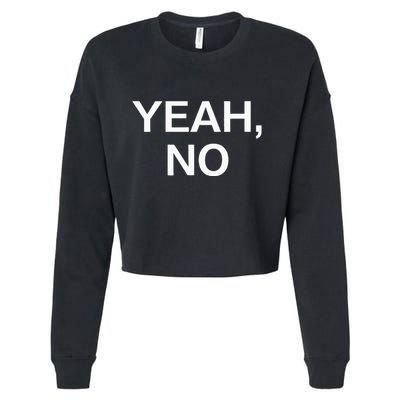 Yeah No Funny Jokes Sarcastic Family Cropped Pullover Crew