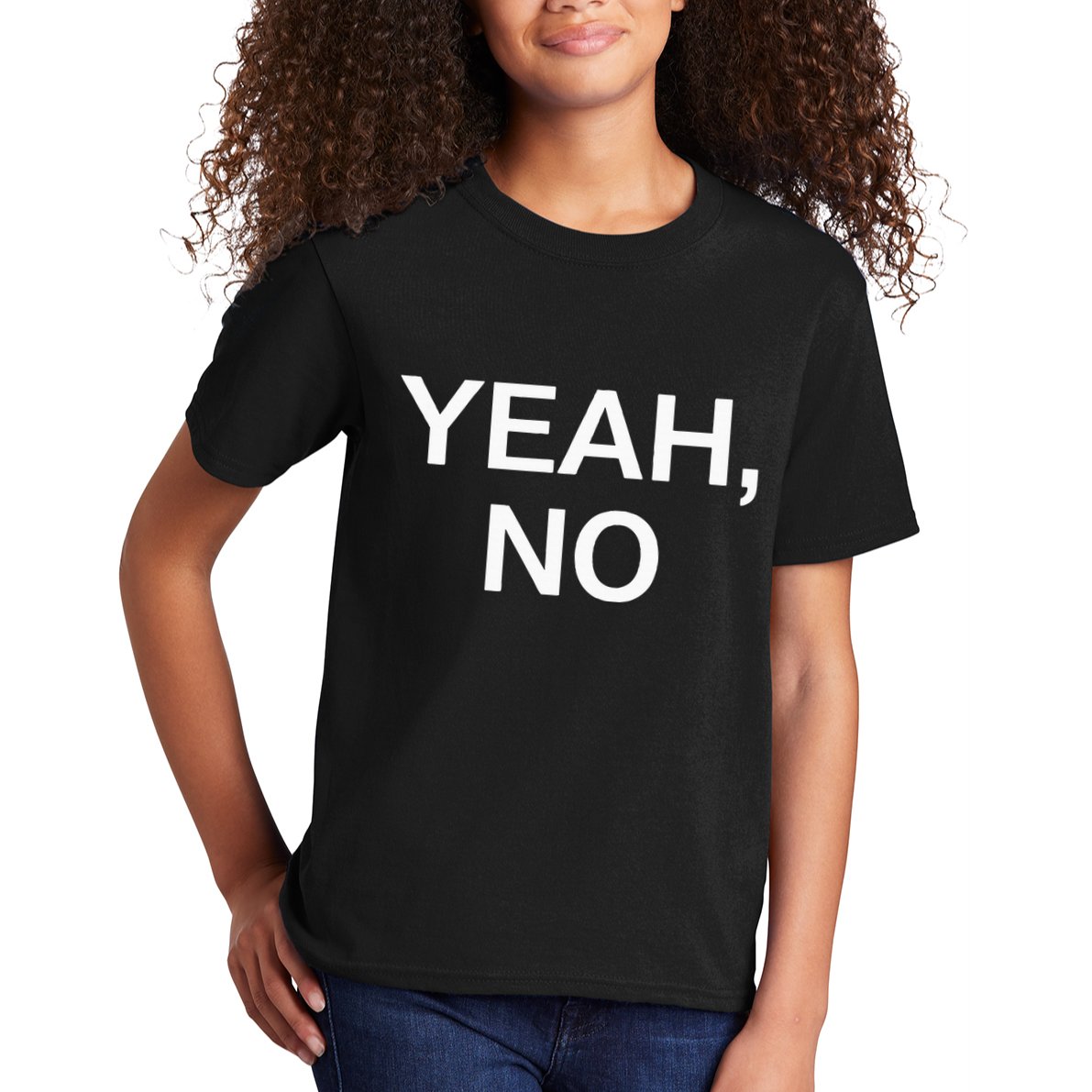 Yeah No Funny Jokes Sarcastic Family Kids T-Shirt