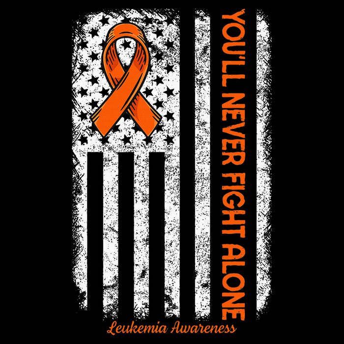 YouLl Never Fight Alone Blood Cancer Leukemia Awareness Impact Tech Backpack