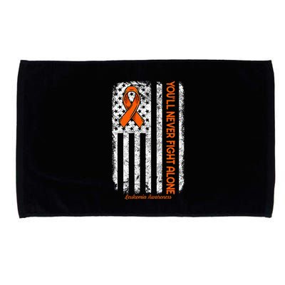 YouLl Never Fight Alone Blood Cancer Leukemia Awareness Microfiber Hand Towel