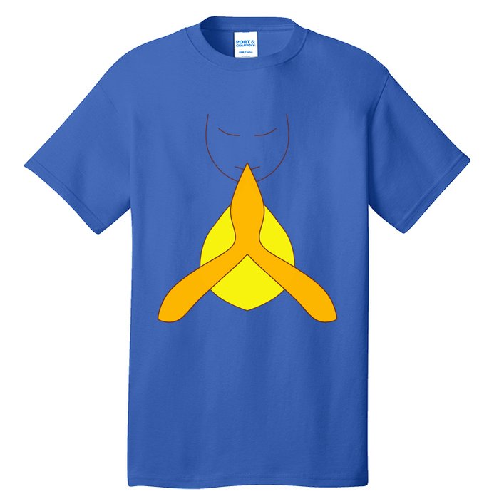 Yoga Namaste Greet Design Gift Tall T-Shirt