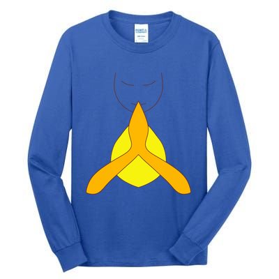 Yoga Namaste Greet Design Gift Tall Long Sleeve T-Shirt