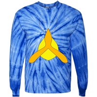 Yoga Namaste Greet Design Gift Tie-Dye Long Sleeve Shirt