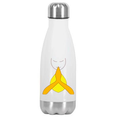 Yoga Namaste Greet Design Gift Stainless Steel Insulated Water Bottle