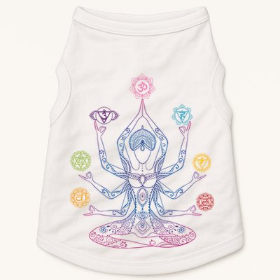 Yoga Namaste Graphic Design Doggie Tank