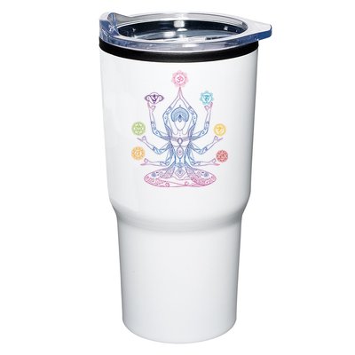 Yoga Namaste Graphic Design Tumbler