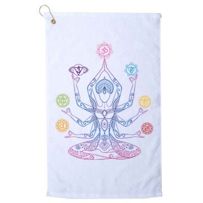 Yoga Namaste Graphic Design Golf Towel