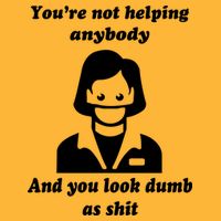 You’re Not Helping Anybody And You Look Dumb As Shit Pom Pom 12in Knit Beanie