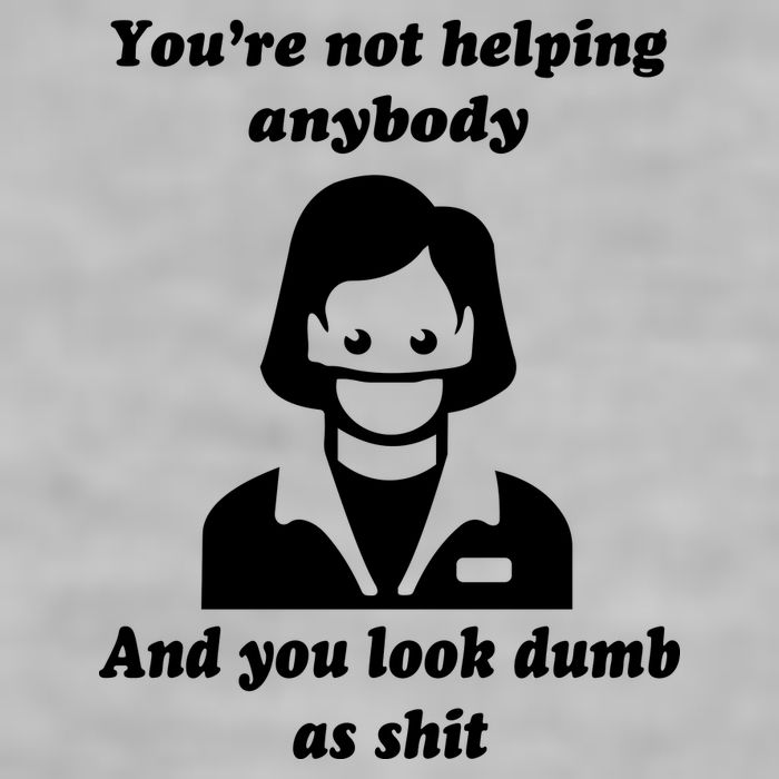You’re Not Helping Anybody And You Look Dumb As Shit Ladies PosiCharge Tri-Blend Wicking Tank