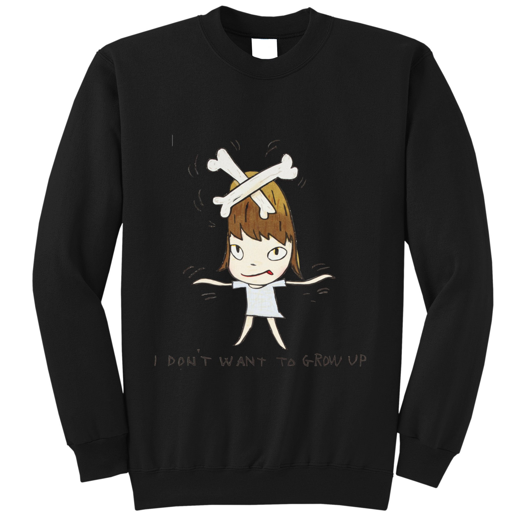 Yoshitomo Nara I Dont Want To Grow Up Painting Sweatshirt
