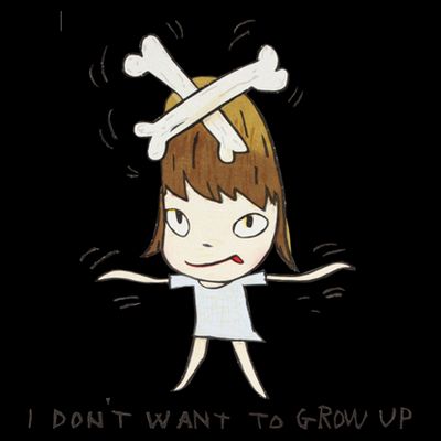 Yoshitomo Nara I Dont Want To Grow Up Painting T-Shirt