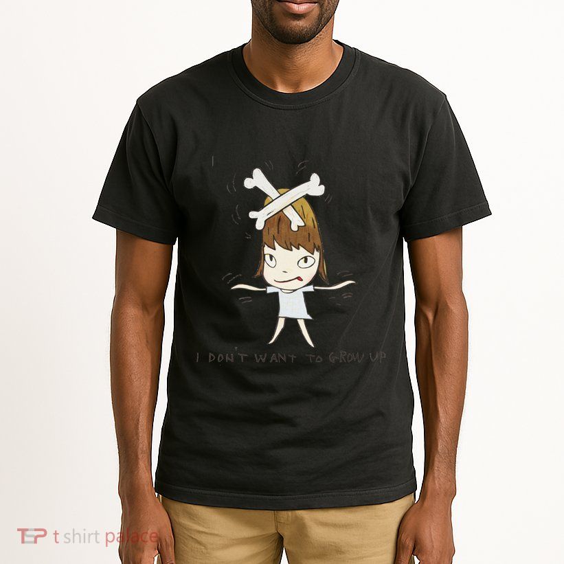 Yoshitomo Nara I Dont Want To Grow Up Painting Tall T-Shirt