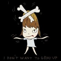 Yoshitomo Nara I Dont Want To Grow Up Painting Sustainable Bucket Hat