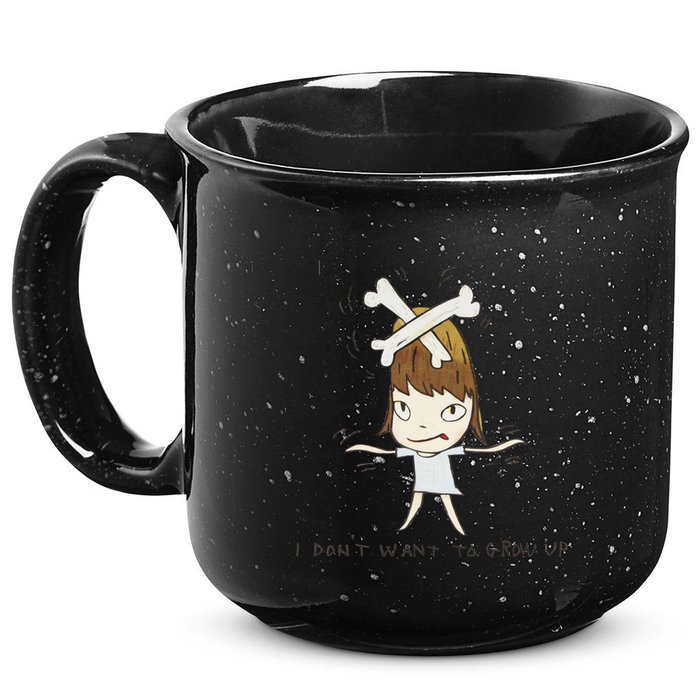 Yoshitomo Nara I Dont Want To Grow Up Painting 15oz Campfire Ceramic Mug