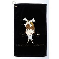Yoshitomo Nara I Dont Want To Grow Up Painting Golf Towel
