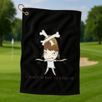 Yoshitomo Nara I Dont Want To Grow Up Painting Golf Towel