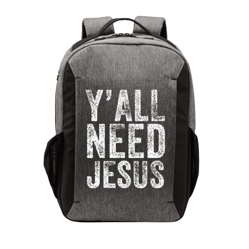 Y'all Need Jesus Religious Faith Funny Christian Church Vector Backpack