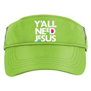 Ya'll Need Jesus Funny Easter Family Mom Dad Gift Adult Drive Performance Visor