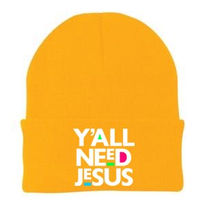 Ya'll Need Jesus Funny Easter Family Mom Dad Gift Knit Cap Winter Beanie