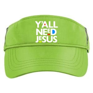 Ya'll Need Jesus Funny Easter Family Mom Dad Gift Adult Drive Performance Visor