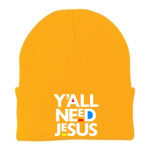 Ya'll Need Jesus Funny Easter Family Mom Dad Gift Knit Cap Winter Beanie