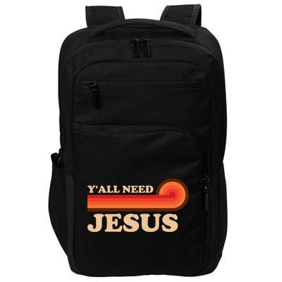 Y'all Need Jesus Retro Impact Tech Backpack