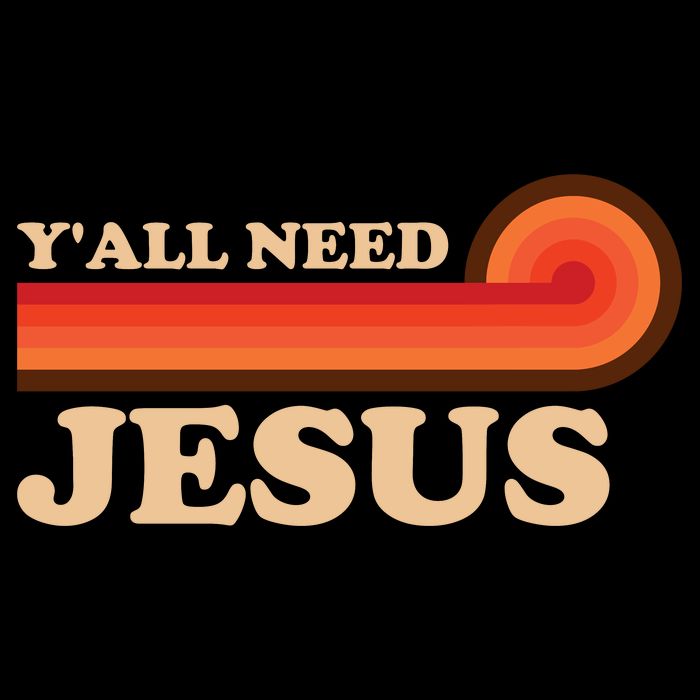 Y'all Need Jesus Retro Bag