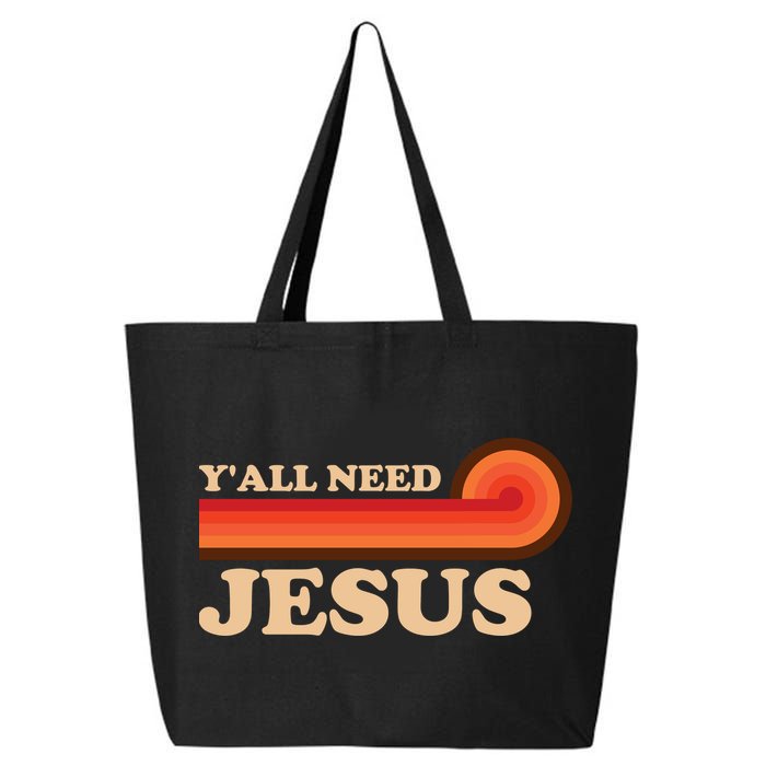 Y'all Need Jesus Retro 25L Jumbo Tote
