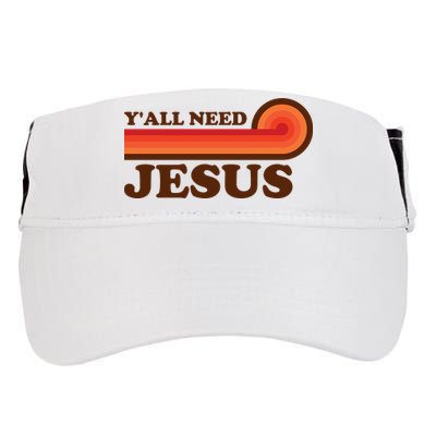 Y'all Need Jesus Retro Adult Drive Performance Visor