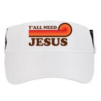 Y'all Need Jesus Retro Adult Drive Performance Visor