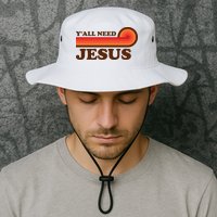 Y'all Need Jesus Retro Bucket Hat