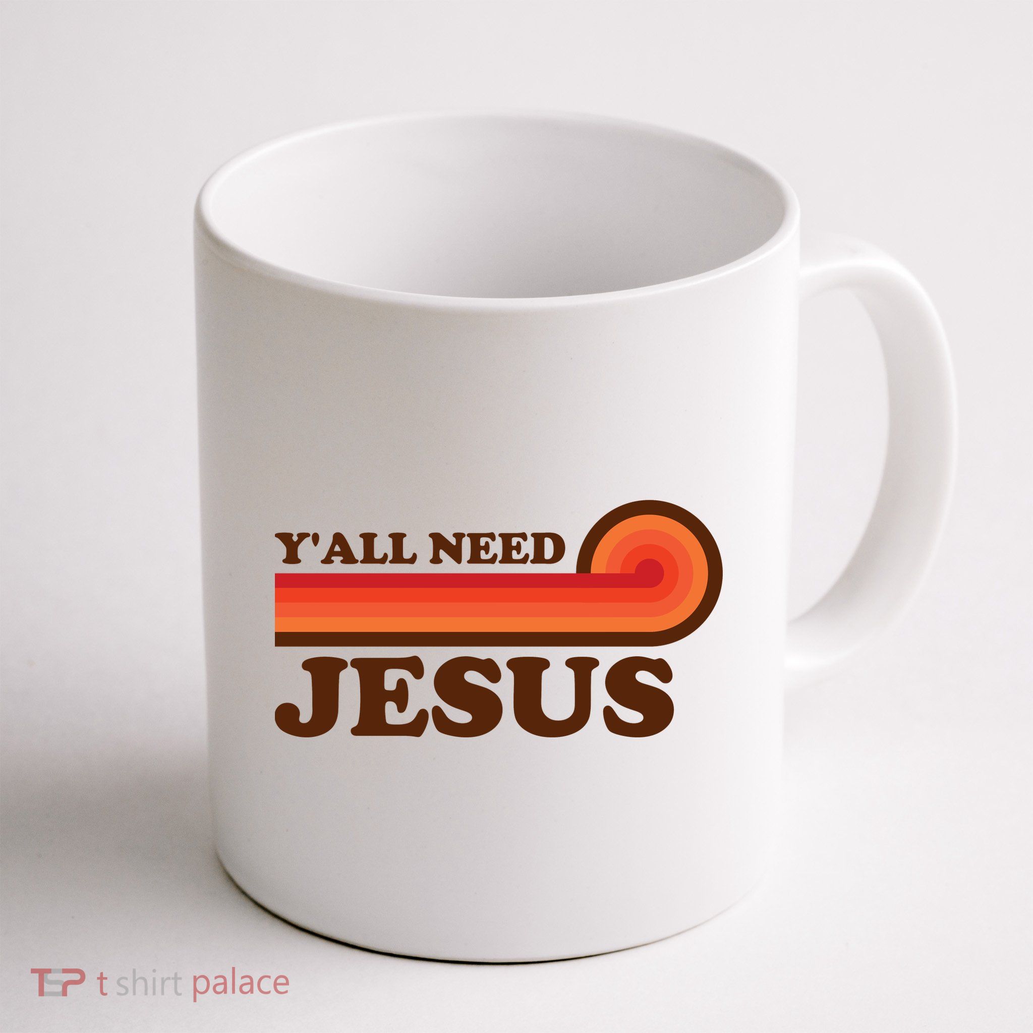 Y'all Need Jesus Retro Mug