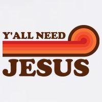 Y'all Need Jesus Retro Cooling Performance Long Sleeve Crew