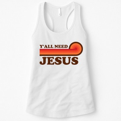 Y'all Need Jesus Retro Womens Tank Top