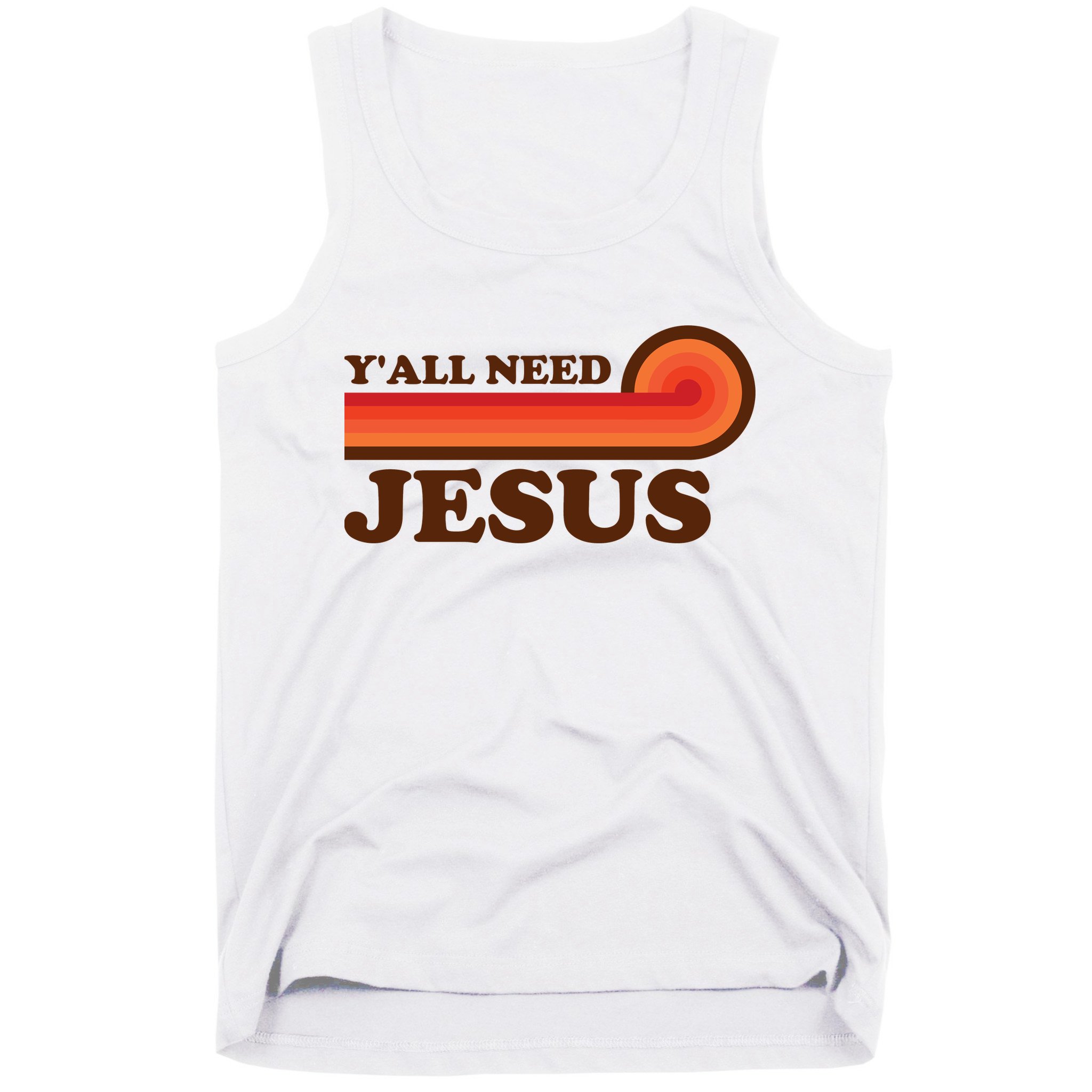 Y'all Need Jesus Retro Tank Top