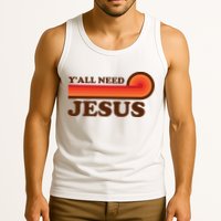 Y'all Need Jesus Retro Tank Top