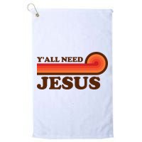 Y'all Need Jesus Retro Golf Towel