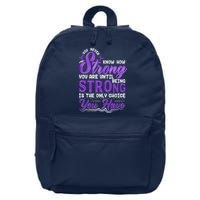 You Never Know How Strong You Are Until Being Strong Is The Only Choice You Have 16 in Basic Backpack