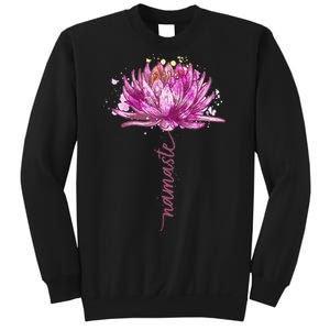 Yoga Namaste Lotus Flower Yoga Water Lily Yoga Sweatshirt