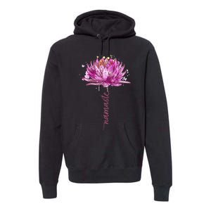 Yoga Namaste Lotus Flower Yoga Water Lily Yoga Premium Hoodie