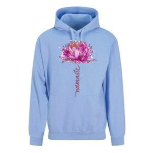 Yoga Namaste Lotus Flower Yoga Water Lily Yoga Unisex Surf Hoodie