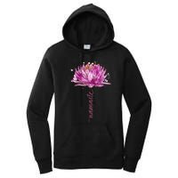 Yoga Namaste Lotus Flower Yoga WaterLily Yoga Women's Pullover Hoodie