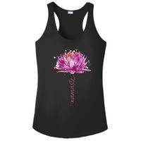 Yoga Namaste Lotus Flower Yoga WaterLily Yoga Ladies PosiCharge Competitor Racerback Tank