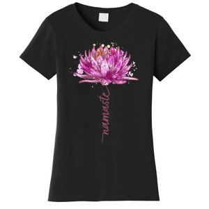 Yoga Namaste Lotus Flower Yoga WaterLily Yoga Women's T-Shirt