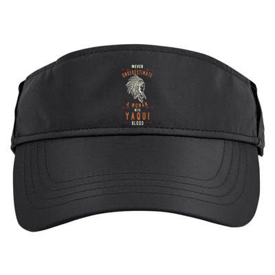 Yaqui Native Mexican Indian Woman Never Underestimate Adult Drive Performance Visor
