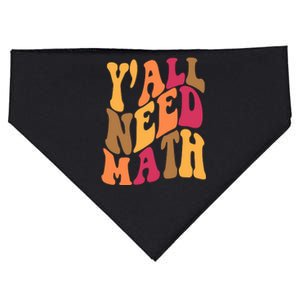 Yall Need Math Funny Teacher Gift USA-Made Doggie Bandana