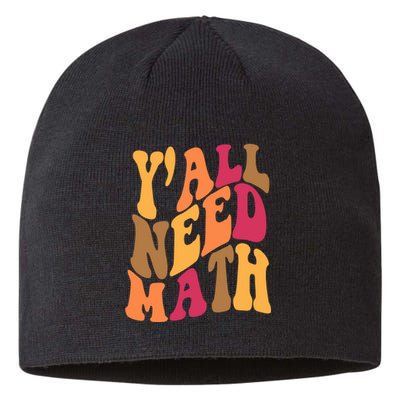 Yall Need Math Funny Teacher Gift Sustainable Beanie