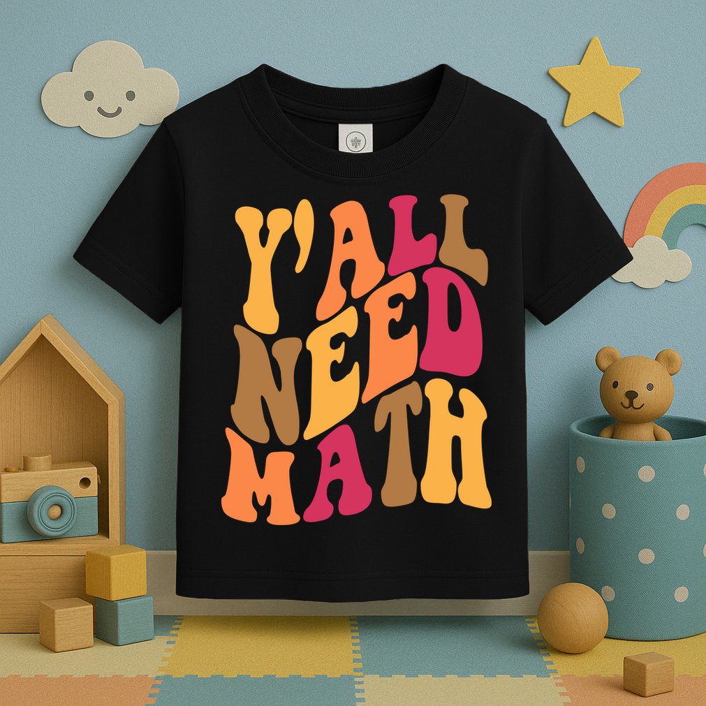 Yall Need Math Funny Teacher Gift Toddler T-Shirt