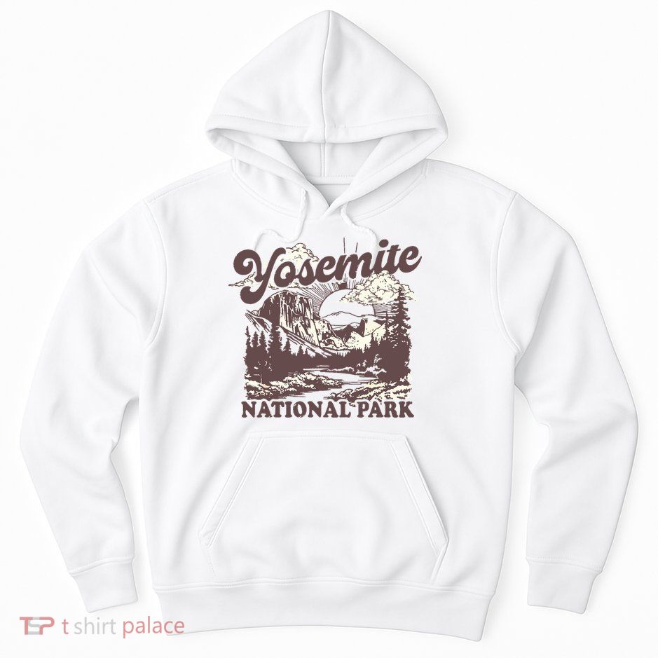 Yosemite National Park California Half Dome Vintage Hoodie