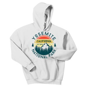 Yosemite National Park California Hiking Nature Outdoors Kids Hoodie